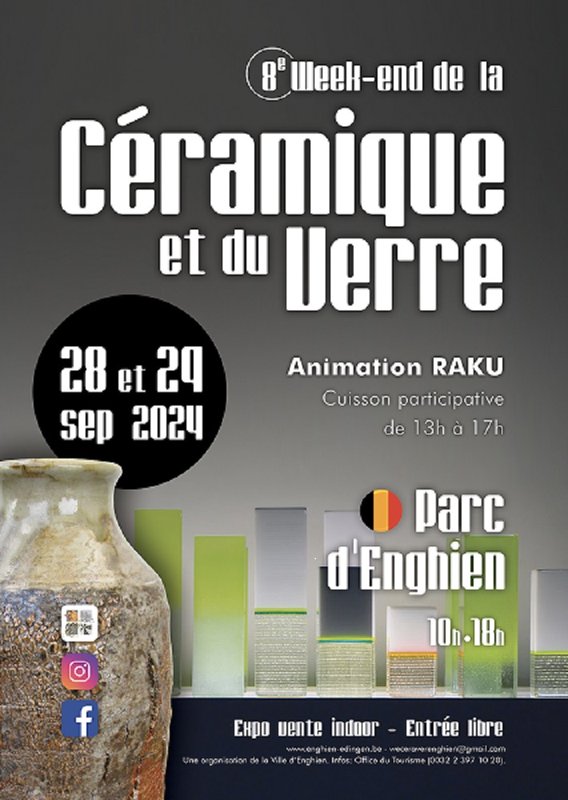 Expositions : Weekend de la céramique et du verre - Enghien (Hainaut)