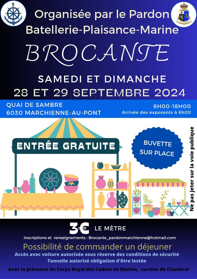 Brocantes: Brocante du 29eme pardon - Marchienne-au-Pont (Hainaut)