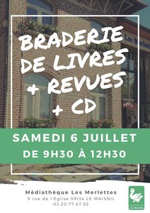 Expositions Braderie livres revues