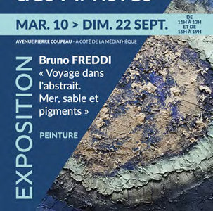 Expositions Exposition :  Voyage dans l abstrait : mer, sable pigments  - 10 22 septembre