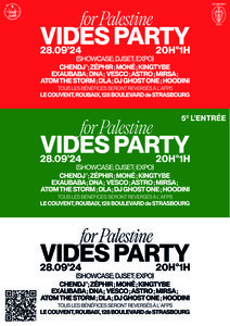 Expositions VIDES PARTY PALESTINE LE COUVENT-ROUBAIX