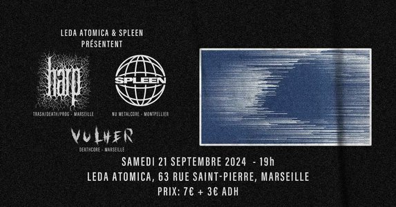 Expositions HARP + SPLEEN + VULHER