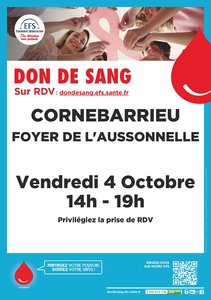 Expositions Donnons notre sang!