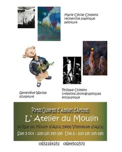 Stages,cours Portes Ouvertes  l Atelier d Artistes Moulin