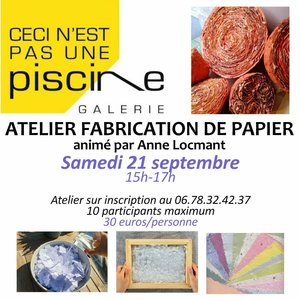 Stages,cours Atelier Fabrication Papier Anne Locmant