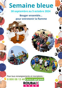 Expositions Semaine bleue : bouger ensemble... pour entretenir flamme !