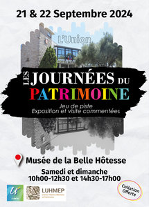 Expositions Journes Patrimoine - 21 22 septembre