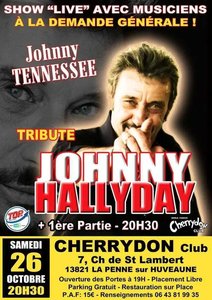 Expositions Johnny TENNESSE chante JOHNNY HALLYDAY