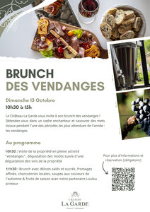 Expositions Brunch vendanges Chteau Garde