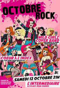 Expositions Octobre rock: Star Girl Bands from Marseille / Coeur  l Index Tania soul