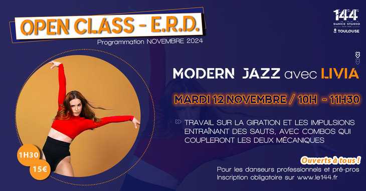 Stages,cours Open Class Modern Jazz (Tours sauts)