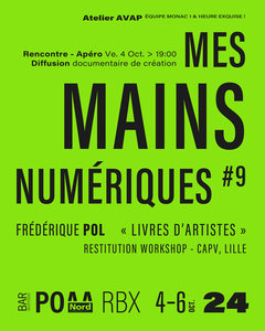 Stages,cours Frdrique - Mains Numriques - Atelier Avap*