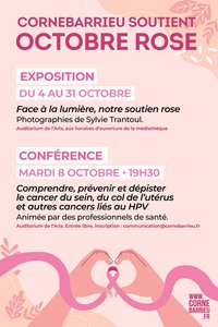 Expositions CORNEBARRIEU SOUTIENT OCTOBRE ROSE