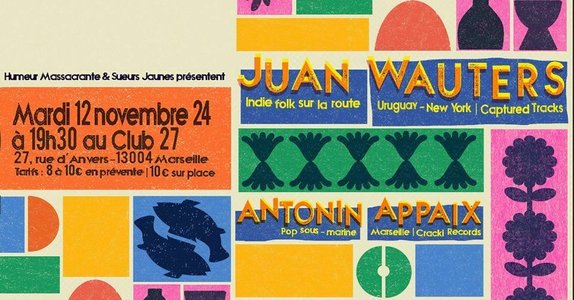 Expositions Juan Wauters / Antonin Appaix