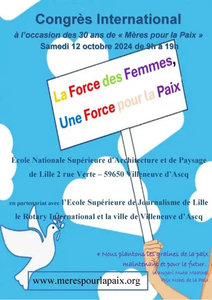 Expositions Congrs International : Force Femmes, Force pour Paix