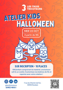 Stages,cours Atelier kids halloween