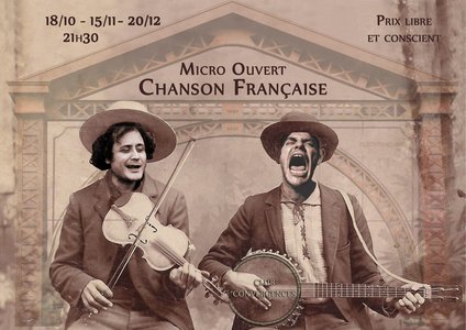 Expositions Micro ouvert  chanson franaise 