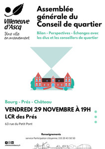 Expositions AG conseil quartier : Bourg - Prs - Chteau