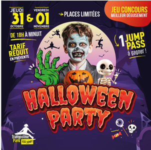 Expositions Halloween Party : trampoline park jump night