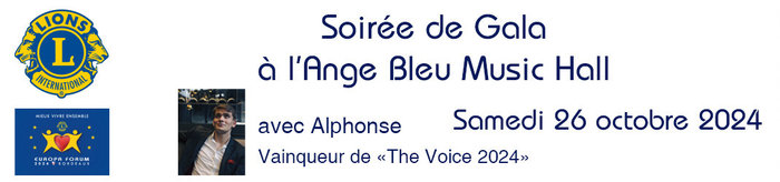 Soires Soire gala  l Ange Bleu