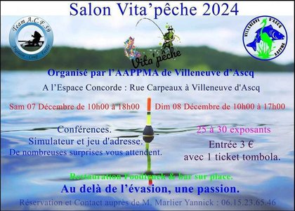 Expositions Salon Vita pche 2024