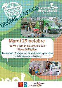 Expositions Science Tour Garonne - Mardi octobre