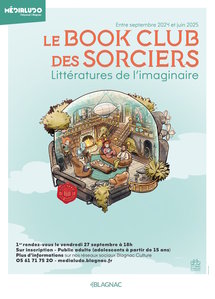 Expositions Littratures l imaginaire: Book Club Sorciers Vendredi 8 novembre