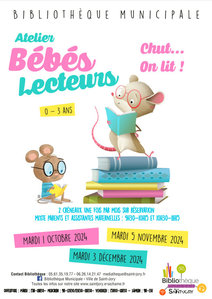 Stages,cours Atelier bb-lecteurs - Mardi 5 novembre