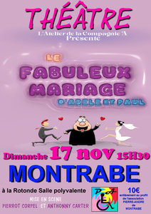 Expositions Pice thtre   fabuleux mariage d Adle Paul  